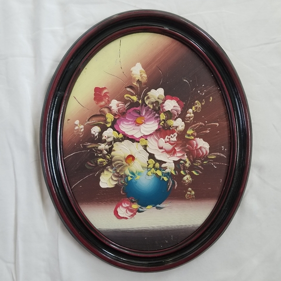 SOLD🌈1970s Genuine Oil Painting - Picture 2 of 10